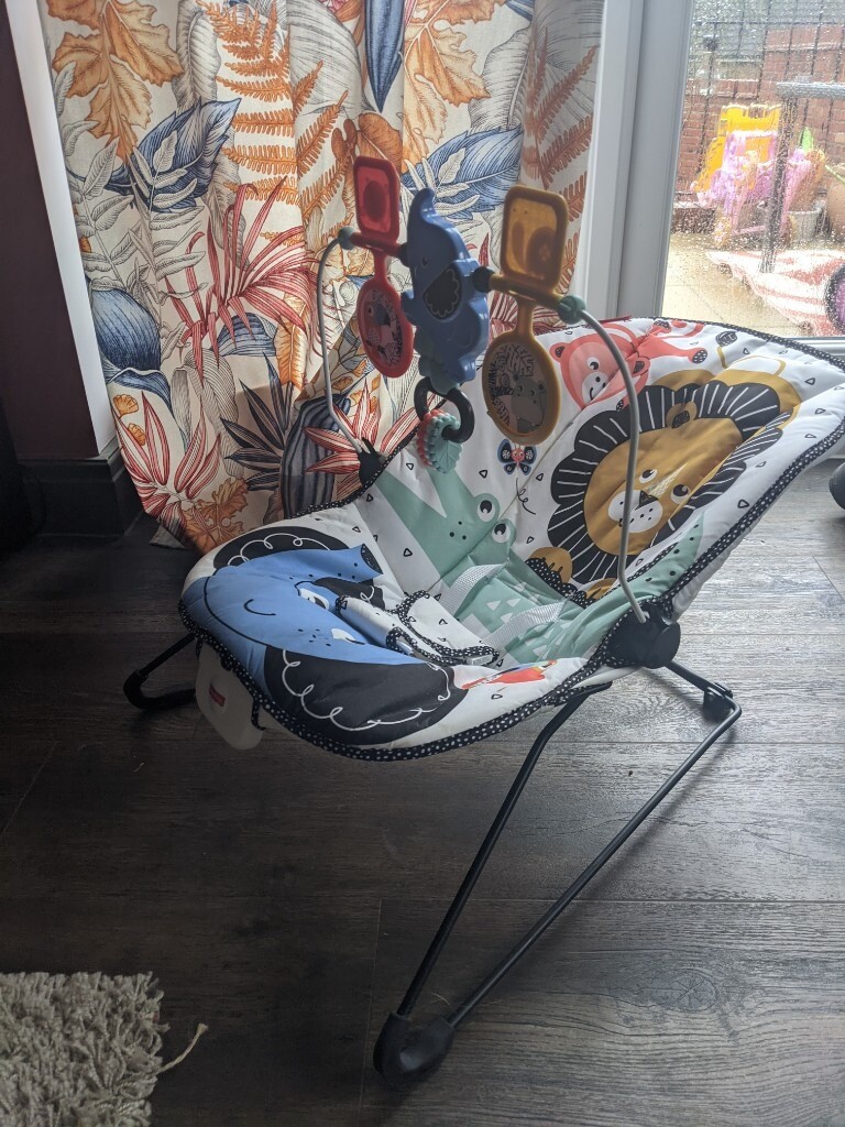 fisher price lion around bouncer